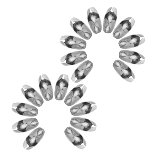 Holibanna 20 Stück Robuste Kugelkette Clips für Schmuckherstellung Diy Verschlüsse für und Armbänder von Holibanna