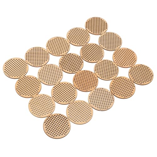 Holibanna 20 Stück Runde Holzscheiben Unvollendete Holzplatten für DIY Bastelprojekte Hängende Dekoration Personalisierbare Ornamente Hochwertigem Holz für Weihnachten und Kreative Holibanna 20 Stück Runde Holzscheiben Unvollendete Holzplatten für DIY Bastelprojekte Hängende Dekoration Personalisierbare Ornamente Hochwertigem Holz für Weihnachten und Kreative von Holibanna