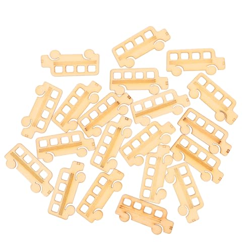 Holibanna 20 Stück Teiliges DIY Holzscheiben Busform Glatte Holzstücke für Basteln Handwerk Kreative Dekoration Holzornamente Holzverzierungen Möbel Zubehör Holibanna 20 Stück Teiliges DIY Holzscheiben Busform Glatte Holzstücke für Basteln Handwerk Kreative Dekoration Holzornamente Holzverzierungen Möbel Zubehör von Holibanna