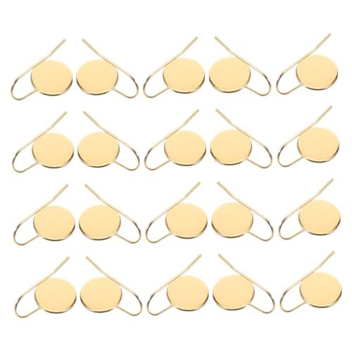 Holibanna 20 Stück Teiliges Edelstahl Ohrhaken mit Cabochon Fassungen Innenmaß Goldfarben Langlebig Verformungsresistent DIY Schmuckzubehör Ohrring Rohlinge Kompatibel Vielseitig für Holibanna 20 Stück Teiliges Edelstahl Ohrhaken mit Cabochon Fassungen Innenmaß Goldfarben Langlebig Verformungsresistent DIY Schmuckzubehör Ohrring Rohlinge Kompatibel Vielseitig für von Holibanna