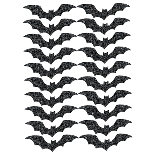 Holibanna 20 Stück Teiliges Fledermaus Tischdekoration Kleine Glitzernde Halloween Ornamente Langlebig Sicher für Party Horror Themen Halloween Dekoration und Festtafel Holibanna 20 Stück Teiliges Fledermaus Tischdekoration Kleine Glitzernde Halloween Ornamente Langlebig Sicher für Party Horror Themen Halloween Dekoration und Festtafel von Holibanna