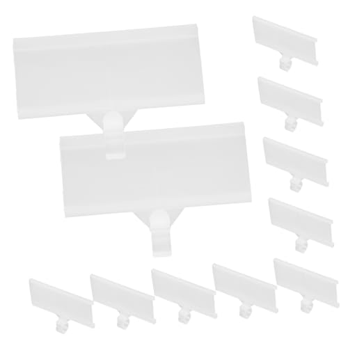 Holibanna 20 Stück Teiliges Preisetikettenhalter aus Robustem Kunststoff Clip Etikettenhalter für Aufbewahrungskörbe für Supermarkt und Ladengestelle Einfache Preisauszeichnung und Holibanna 20 Stück Teiliges Preisetikettenhalter aus Robustem Kunststoff Clip Etikettenhalter für Aufbewahrungskörbe für Supermarkt und Ladengestelle Einfache Preisauszeichnung und von Holibanna