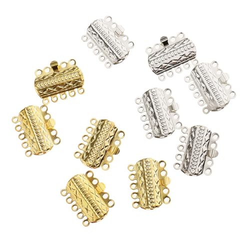 Holibanna 20 Stück Teiliges Schmuckverbinder Goldenem Armband Halskettenverschlüsse Leicht zu Installieren Langlebig für DIY Schmuckherstellung und Perlenarmbänder Holibanna 20 Stück Teiliges Schmuckverbinder Goldenem Armband Halskettenverschlüsse Leicht zu Installieren Langlebig für DIY Schmuckherstellung und Perlenarmbänder von Holibanna