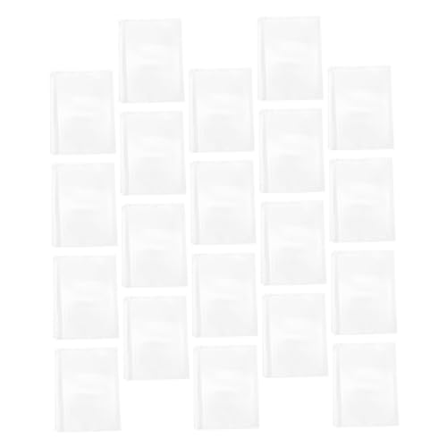 Holibanna 20 Stück Teiliges Transparente Folientaschen Robuste PP Material Dokumentenfolder Einlagen mit Lochrand Klare Sammelmappen zum Abheften und Schutz von Schul und Bürodokumenten von Holibanna