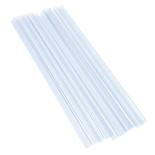 Holibanna 20 Stück Teiliges Transparenter Buchbindestreifen Kunststoff Clip Binder mit Stabiler Klemmkraft für Lose und Dokumentenorganisation von Holibanna