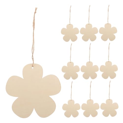 Holibanna 20 Stück Unbehandelte Holzblumen Ausschnitte für Kreative Bastelprojekte Leere Holzscheiben zum Malen und Dekorieren für Zuhause und Holibanna 20 Stück Unbehandelte Holzblumen Ausschnitte für Kreative Bastelprojekte Leere Holzscheiben zum Malen und Dekorieren für Zuhause und von Holibanna