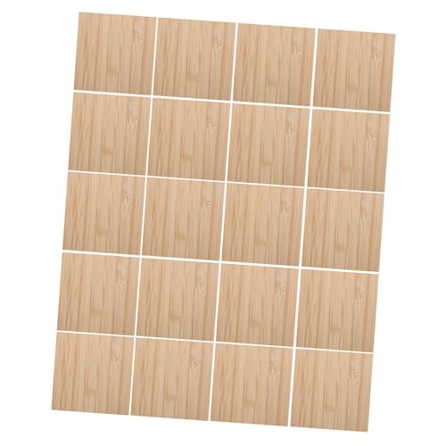 Holibanna 20 Stück Unbehandelte Quadratische Bambusscheiben für DIY Kinderprojekte Beidseitig Bemalbar zum Malen Gravieren und Basteln Nachhaltiges Bastelmaterial für Geschenkanhänger und Holibanna 20 Stück Unbehandelte Quadratische Bambusscheiben für DIY Kinderprojekte Beidseitig Bemalbar zum Malen Gravieren und Basteln Nachhaltiges Bastelmaterial für Geschenkanhänger und von Holibanna