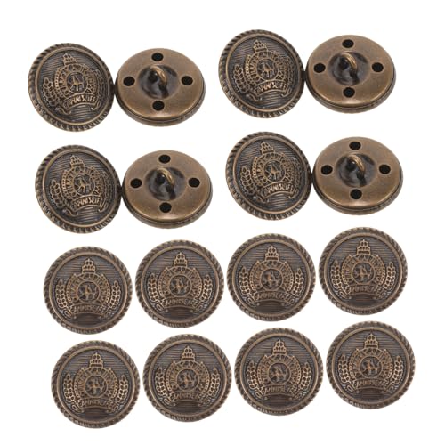 Holibanna 20 Stück Vintage Nähknöpfe Runde Metallknöpfe für Kleidung Dekorative Anzugknöpfe Langlebige Knöpfe zum Selbermachen für Mäntel und Jeans für Diy Projekte Holibanna 20 Stück Vintage Nähknöpfe Runde Metallknöpfe für Kleidung Dekorative Anzugknöpfe Langlebige Knöpfe zum Selbermachen für Mäntel und Jeans für Diy Projekte von Holibanna