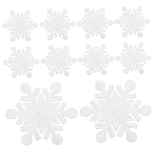 Holibanna 20 Stück Weihnachts Schneeflocken Bügel Patches Gestickte Applikationen für Kleidung Dekoration für Winterjacken Hosen und Hüte Holibanna 20 Stück Weihnachts Schneeflocken Bügel Patches Gestickte Applikationen für Kleidung Dekoration für Winterjacken Hosen und Hüte von Holibanna