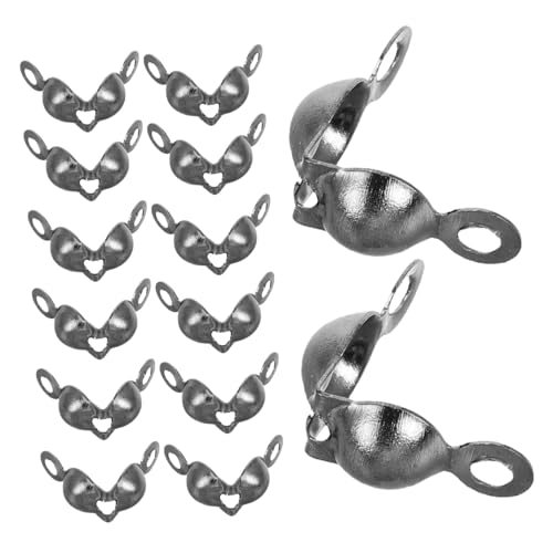 Holibanna 200 Stück Crimpperlen aus Eisen in Schwarz Doppelseitige Klemmen mit Zwei Löchern Einfach zu Verwenden für DIY Armbänder Langlebige Schmuckzubehör Clips für Vielseitige Holibanna 200 Stück Crimpperlen aus Eisen in Schwarz Doppelseitige Klemmen mit Zwei Löchern Einfach zu Verwenden für DIY Armbänder Langlebige Schmuckzubehör Clips für Vielseitige von Holibanna