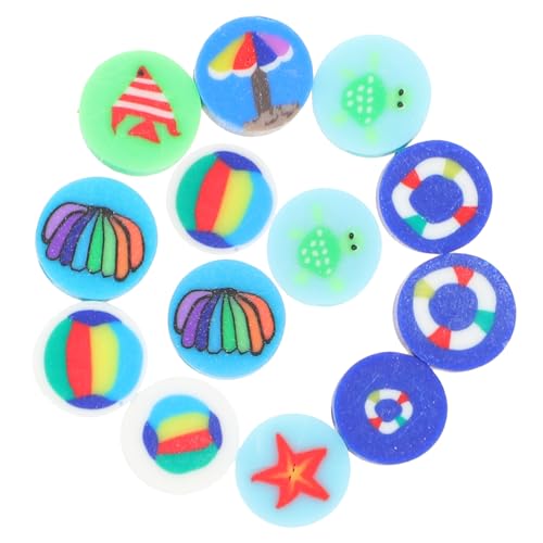 Holibanna 200 Stück DIY Polymer Clay Perlen Bunte Bastelperlen für Schmuckherstellung Armbänder und Langlebig und Vielseitig für Kreative Projekte von Holibanna