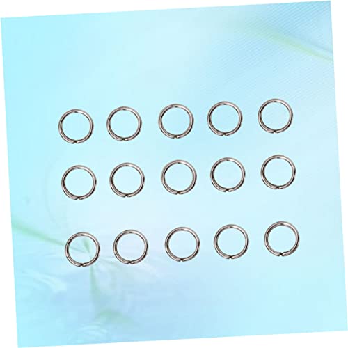 Holibanna 200 Stück Edelstahl Spaltringe Schlüsselringe DIY Schmuckzubehör Fotoalbum Ringe Vielseitig für Schlüssel Armbänder Anhänger Zubehör Holibanna 200 Stück Edelstahl Spaltringe Schlüsselringe DIY Schmuckzubehör Fotoalbum Ringe Vielseitig für Schlüssel Armbänder Anhänger Zubehör von Holibanna
