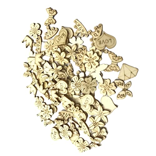 Holibanna 200 Stück Holzscheiben Blumenform Holzstücke DIY Bastelmaterial Dekoration Holzstückchen Naturfarbe für Kreative Projekte und Handwerk Holibanna 200 Stück Holzscheiben Blumenform Holzstücke DIY Bastelmaterial Dekoration Holzstückchen Naturfarbe für Kreative Projekte und Handwerk von Holibanna