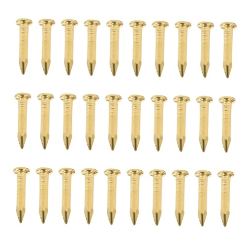 Holibanna 200 Stück Messingnägel mit Rundkopf für DIY Projekte Möbelbeschläge und Dekorative Boxen für Handwerker und Möbelhersteller Holibanna 200 Stück Messingnägel mit Rundkopf für DIY Projekte Möbelbeschläge und Dekorative Boxen für Handwerker und Möbelhersteller von Holibanna