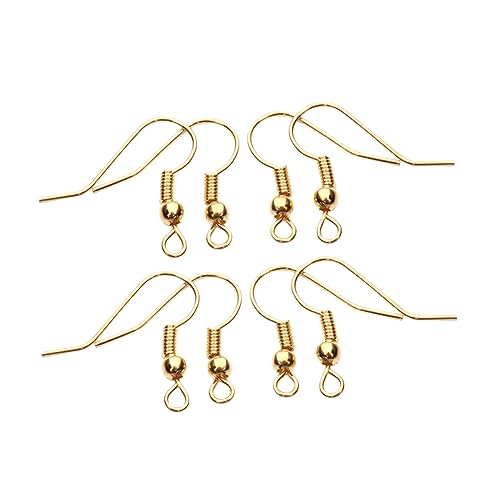 Holibanna 200 Stück Ohrring Zubehör Diy Allergie Ohrhaken für Frauen Gold Hochwertige Ohrringe Teile für Kreative Diy Projekte für Partys und Alltag Holibanna 200 Stück Ohrring Zubehör Diy Allergie Ohrhaken für Frauen Gold Hochwertige Ohrringe Teile für Kreative Diy Projekte für Partys und Alltag von Holibanna