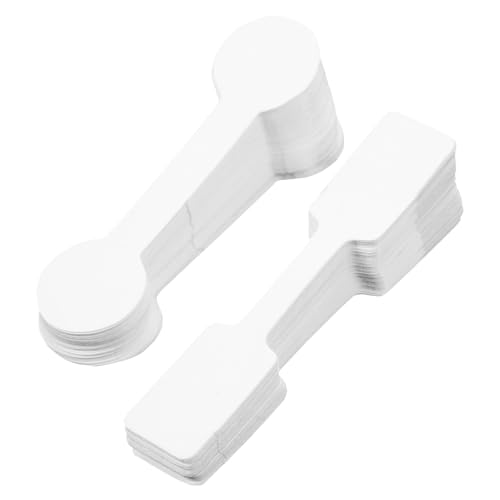 Holibanna 200 Stück Schmuck Preisetiketten Aufkleber Selbstklebende Papieranhänger für Halsketten Ohrringe Ringe Armbänder Beschreibbare Schmuckanhänger für Verpackung und von Holibanna