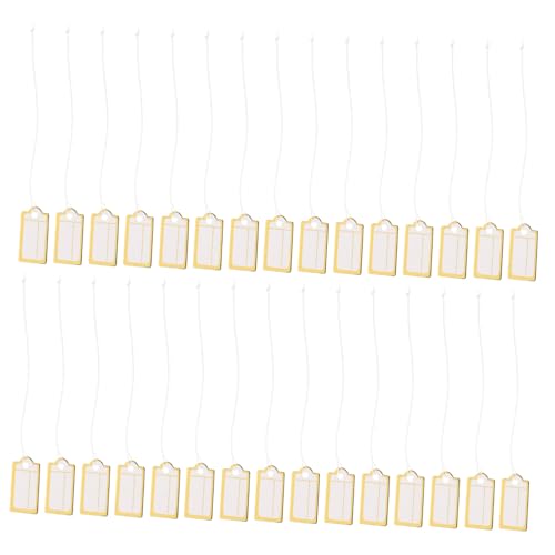 Holibanna 200 Stück Schmuck Preisschilder aus Papier mit Elastischer Schnur Beschreibbare Etiketten für Schmuck Kleidung Lagerverwaltung Einfache Anbringung und Entfernung Vielseitig Holibanna 200 Stück Schmuck Preisschilder aus Papier mit Elastischer Schnur Beschreibbare Etiketten für Schmuck Kleidung Lagerverwaltung Einfache Anbringung und Entfernung Vielseitig von Holibanna