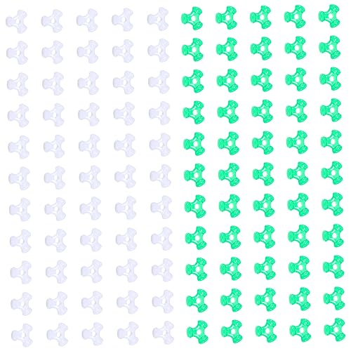 Holibanna 2000 Stück Abstandshalterperlen Diy Zubehör für Schmuckherstellung Grün Weiß für Kreative Projekte und Bastelarbeiten von Holibanna