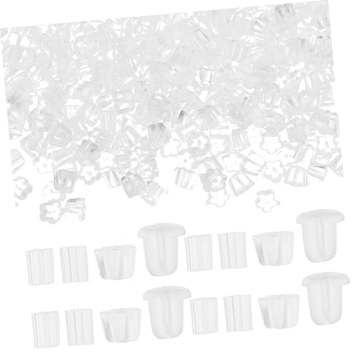 Holibanna 2000 Stück Teiliges Silikon Ohrstecker verschluss für DIY Schmuckherstellung Rutschfeste Langlebige Ohrhinterteile in Vier Designs Hautfreundlich und Sicher für Empfindliche Ohren Holibanna 2000 Stück Teiliges Silikon Ohrstecker verschluss für DIY Schmuckherstellung Rutschfeste Langlebige Ohrhinterteile in Vier Designs Hautfreundlich und Sicher für Empfindliche Ohren von Holibanna
