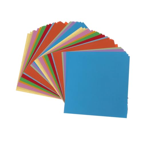 Holibanna 200Blätter Doppelseitiges Origami Papier Lebendigen Farben Umweltfreundliches Bastelpapier für DIY Kunstprojekte und Kinderhandwerk für Falten von Holibanna