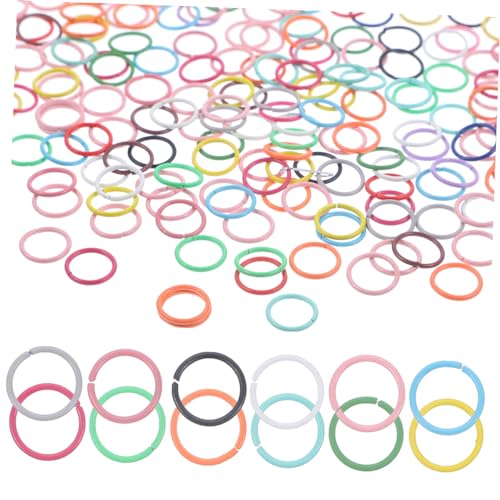 Holibanna 200Stücke Biegeringe Für Schmuckherstellung Offene Verbindungsringe Für DIY Armbänder Halsketten Und Bastelarbeiten Für Handgemachte Schmuckprojekte von Holibanna