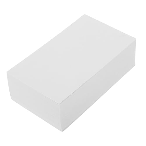 Holibanna 200Stücke DIY Blankokarten Aus Leere Karteikarten Für Notizen Vokabeln Und Kreative Projekte Für Schule Büro Und Bastelarbeiten Boxen Mit Je von Holibanna