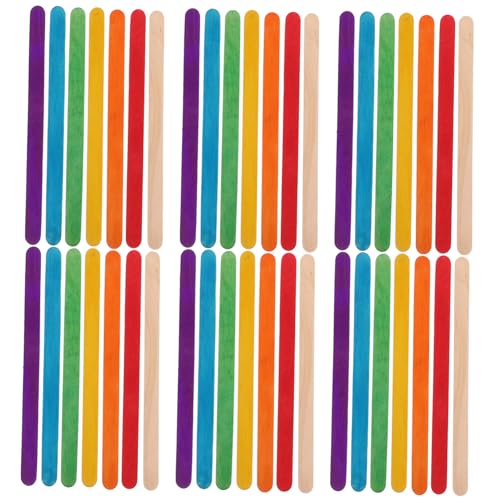 Holibanna 200Stücke Farbige Jumbo Bastelstäbchen Holz Vielseitig Einsetzbar für DIY Projekte und Klassenzimmerbedarf Langlebig und Kinderfreundlich Holibanna 200Stücke Farbige Jumbo Bastelstäbchen Holz Vielseitig Einsetzbar für DIY Projekte und Klassenzimmerbedarf Langlebig und Kinderfreundlich von Holibanna