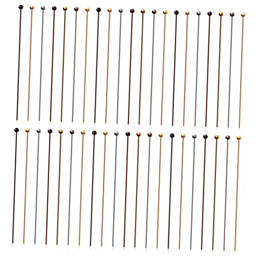 Holibanna 200Stücke Kopfstifte Biegbare Nietstifte für DIY Schmuckherstellung für Ohrringe Anhänger Armbänder und Perfektes Bastelzubehör Holibanna 200Stücke Kopfstifte Biegbare Nietstifte für DIY Schmuckherstellung für Ohrringe Anhänger Armbänder und Perfektes Bastelzubehör von Holibanna