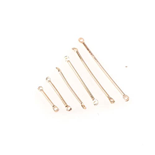 Holibanna 200Stücke Teardrop Verbindungselemente für Ohrringe Dekorative Schmuckzubehörteile DIY Ear Drop Zubehör für Handgefertigten Schmuck Vergoldet von Holibanna