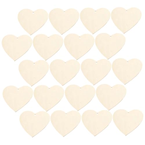 Holibanna 200Stücke Unvollendete Herz Holzscheiben DIY Holz Ausschnitte für Handwerk und Valentinstag Dekoration Große Herzform Unbehandelt für Kreative Projekte Holibanna 200Stücke Unvollendete Herz Holzscheiben DIY Holz Ausschnitte für Handwerk und Valentinstag Dekoration Große Herzform Unbehandelt für Kreative Projekte von Holibanna