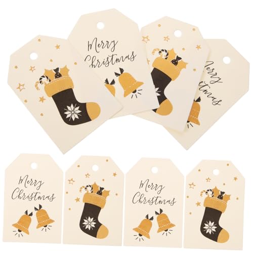 Holibanna 200Stücke Weihnachtsetiketten Hängende Tags Mit Festlichem Design Für Weihnachtsgeschenke Einladungen Und Dekorationen Exquisite Weihnachtsmuster von Holibanna
