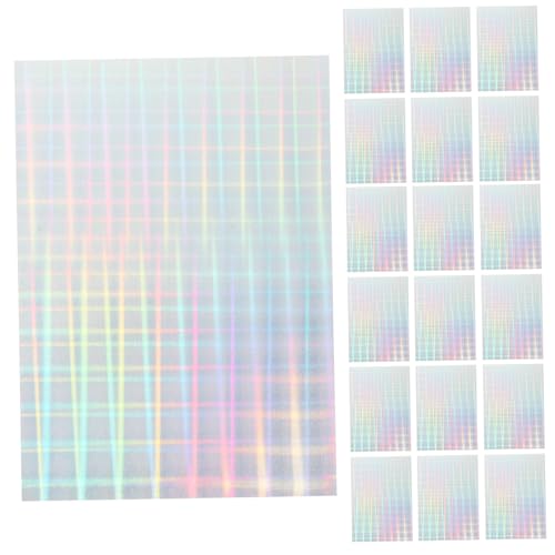 Holibanna 20Blätter Bedruckbares Aufkleberpapier Selbstklebende für Drucker Hochwertige Stickerfolie für Organisieren und Beschriften von Holibanna