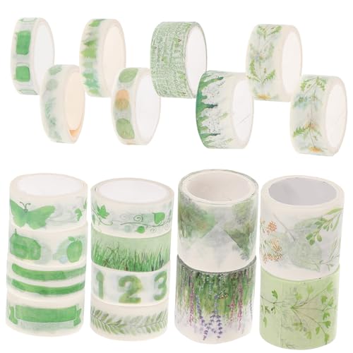 Holibanna 20Rollen Washi Tape Goldfolie Dekoratives Klebeband Für DIY Projekte Scrapbooking Journals Und Planer Bastelmaterialien Wunderschönem Design von Holibanna