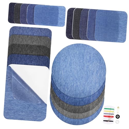 Holibanna 20Stücke Aufnäher zum Aufbügeln Jeans Reparaturflicken für Kleidung Langlebig und Bequem Einfach Anzubringen die Schnelle Reparatur von Hosen Holibanna 20Stücke Aufnäher zum Aufbügeln Jeans Reparaturflicken für Kleidung Langlebig und Bequem Einfach Anzubringen die Schnelle Reparatur von Hosen von Holibanna