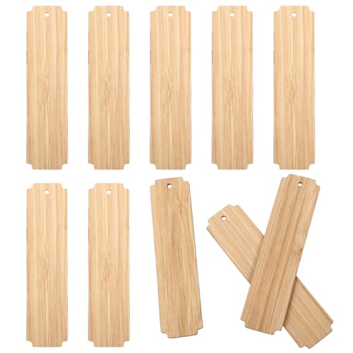 Holibanna 20Stücke DIY Lesezeichen Aus Holz Leere Unbehandelte Lesezeichen Für Kreatives Basteln Material Für Personalisierte Tags Und Geschenkanhänger von Holibanna