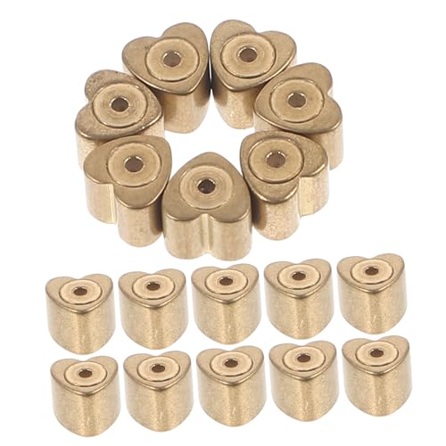 Holibanna 20Stücke Ohrring Verschlüsse Herzform Flexible Hautfreundliche Ohrringstopper für DIY Schmuckherstellung für Ohrstecker Einfache Anwendung Haltbarkeit von Holibanna
