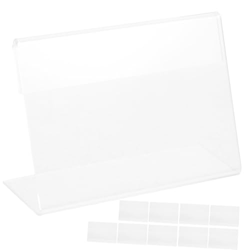 Holibanna 20Stücke Schilderhalter Form Wiederverwendbare Preisständer für Werbung und Regalbeschriftung Verschleißfester Etikettenhalter für Einkaufszentren Transparent Holibanna 20Stücke Schilderhalter Form Wiederverwendbare Preisständer für Werbung und Regalbeschriftung Verschleißfester Etikettenhalter für Einkaufszentren Transparent von Holibanna