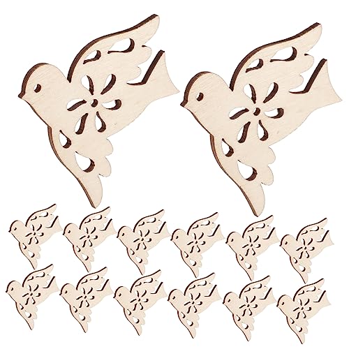 Holibanna 20Stücke Unvollendete Holzscheiben Friedenstaube DIY Holzhandwerk für Kreative Bastelprojekte Leicht zu Färben und Vielseitig Einsetzbar Holibanna 20Stücke Unvollendete Holzscheiben Friedenstaube DIY Holzhandwerk für Kreative Bastelprojekte Leicht zu Färben und Vielseitig Einsetzbar von Holibanna
