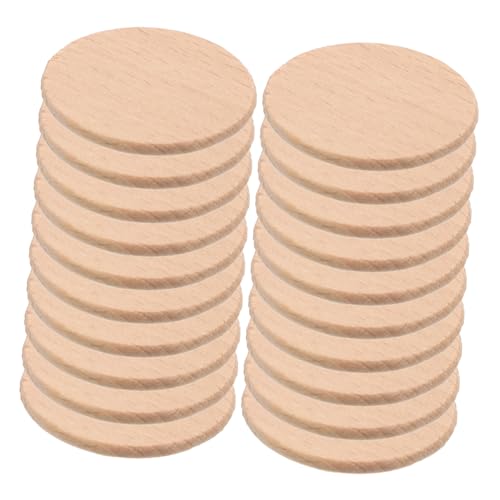 Holibanna 20Stücke Unvollendete Holzscheiben Runde Holzscheiben für DIY Basteln Malen und Hochzeitsdekorationen Natürliche Holzornamente für Kreative Projekte Holibanna 20Stücke Unvollendete Holzscheiben Runde Holzscheiben für DIY Basteln Malen und Hochzeitsdekorationen Natürliche Holzornamente für Kreative Projekte von Holibanna
