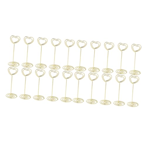 Holibanna 20Stücke Wiederverwendbare Nachrichten Clips Dekorative Kartenhalter Für Fotos Visitenkarten Und Partyzubehör Für Hochzeiten Geburtstagsfeiern von Holibanna