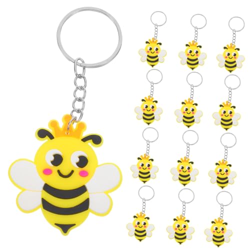 Holibanna 24 Stück Bienen Schlüsselanhänger Süße Bienen Schlüsselringe für Kindergeburtstag Babyparty Partybedarf Niedliche Bienencharms für Taschen und Rucksäcke Holibanna 24 Stück Bienen Schlüsselanhänger Süße Bienen Schlüsselringe für Kindergeburtstag Babyparty Partybedarf Niedliche Bienencharms für Taschen und Rucksäcke von Holibanna