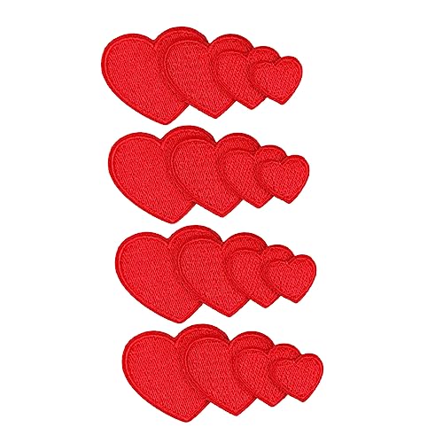 Holibanna 24 Stück Herzförmige Stickereipatches Teiliges für Diy Kleidung Bastelprojekte und Kreative Dekorationen für Jacken Taschen Jeans Hüte und Mehr Holibanna 24 Stück Herzförmige Stickereipatches Teiliges für Diy Kleidung Bastelprojekte und Kreative Dekorationen für Jacken Taschen Jeans Hüte und Mehr von Holibanna