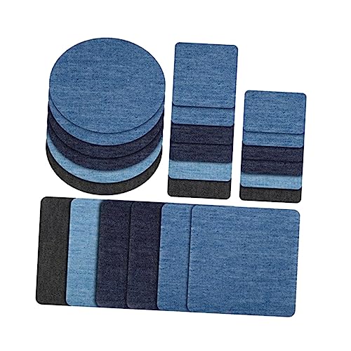 Holibanna 24 Stück Teiliges Bügelflicken Jeansflicken Aufbügelbar Baumwolle in Farben Reparatur und Dekorationsset für Kleidung Denim Holes Mending Patch DIY Zufällige Farbe Zufällige Farbe Holibanna 24 Stück Teiliges Bügelflicken Jeansflicken Aufbügelbar Baumwolle in Farben Reparatur und Dekorationsset für Kleidung Denim Holes Mending Patch DIY Zufällige Farbe Zufällige Farbe von Holibanna