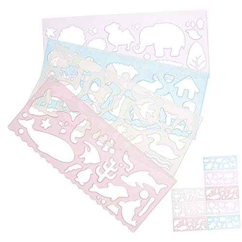 Holibanna 24 Stück Teiliges Schablonen für Tier Malvorlagen Strapazierfähigem für Zeichnungen Scrapbooking und Diy Projekte für Junge Künstler und Bastelfans von Holibanna