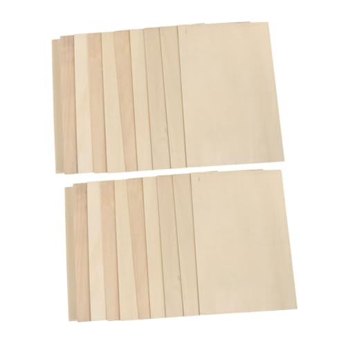 Holibanna 24Stücke Holzbretter zum Basteln DIY Planken für Kreative Projekte Unbehandeltes Holzbrett für Modellbau und Holzschnitzerei für Dekoration und Malerei Holibanna 24Stücke Holzbretter zum Basteln DIY Planken für Kreative Projekte Unbehandeltes Holzbrett für Modellbau und Holzschnitzerei für Dekoration und Malerei von Holibanna
