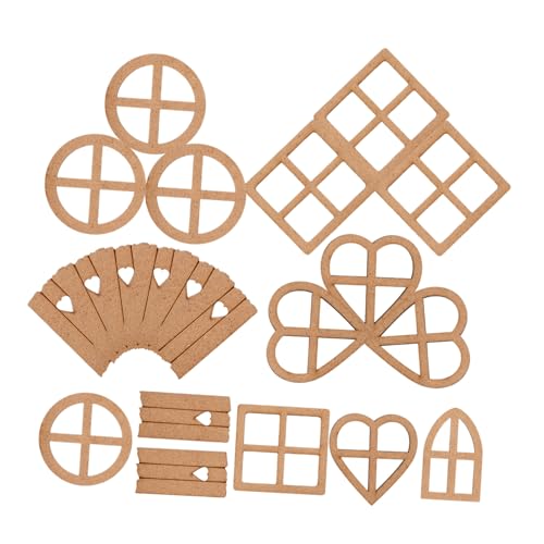 Holibanna 24Stücke Unvollendete Holzscheiben Hohle Holzornamente DIY Zubehör für Bastelprojekte für Dekoration im Wohnzimmer Büro und Schlafzimmer Hochwertigem Holz Holibanna 24Stücke Unvollendete Holzscheiben Hohle Holzornamente DIY Zubehör für Bastelprojekte für Dekoration im Wohnzimmer Büro und Schlafzimmer Hochwertigem Holz von Holibanna
