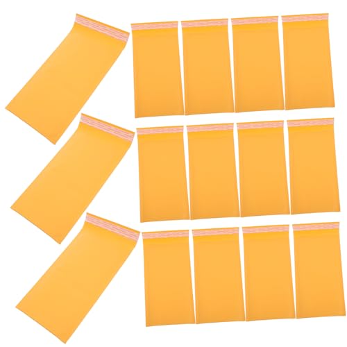 Holibanna 25 Stück Blasenmailer selbst Verpackungsumschläge für den Versand versiegelbar Wrap-Mailer Post Party geschenktüten versandbeutel Blasenumschläge Versandtaschen Kraftpapier Yellow von Holibanna
