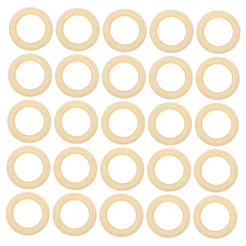 Holibanna 25 Stück Holzringe für Diy Schmuckherstellung Unvollendete Holzringe für Makramee Bastelprojekte Natürliche für Kreative Anwendungen Holibanna 25 Stück Holzringe für Diy Schmuckherstellung Unvollendete Holzringe für Makramee Bastelprojekte Natürliche für Kreative Anwendungen von Holibanna