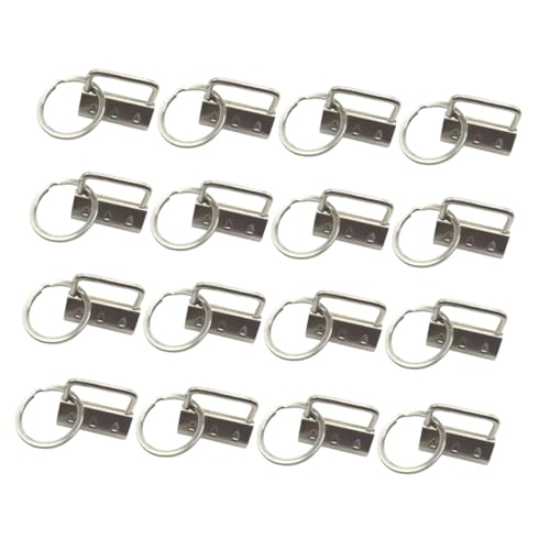 Holibanna 25 Stück Teiliges Metall webband endstück für Schlüsselanhänger DIY Rostfreier Schlüsselanhänger hardware Geeignet für Armbänder Gepäckriemen und Handwerksbänder Holibanna 25 Stück Teiliges Metall webband endstück für Schlüsselanhänger DIY Rostfreier Schlüsselanhänger hardware Geeignet für Armbänder Gepäckriemen und Handwerksbänder von Holibanna