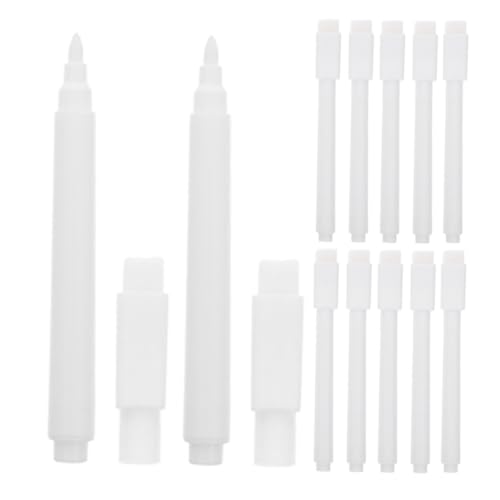 Holibanna 25 Stück Trocken abwischbare Marker für Kleinkinder Flüssigkreidemarker, löschbar Mini-Trockenlöschmarker Kreidestifte für Tafel, löschbar trocken abwischbare Stifte Plastik Weiß von Holibanna